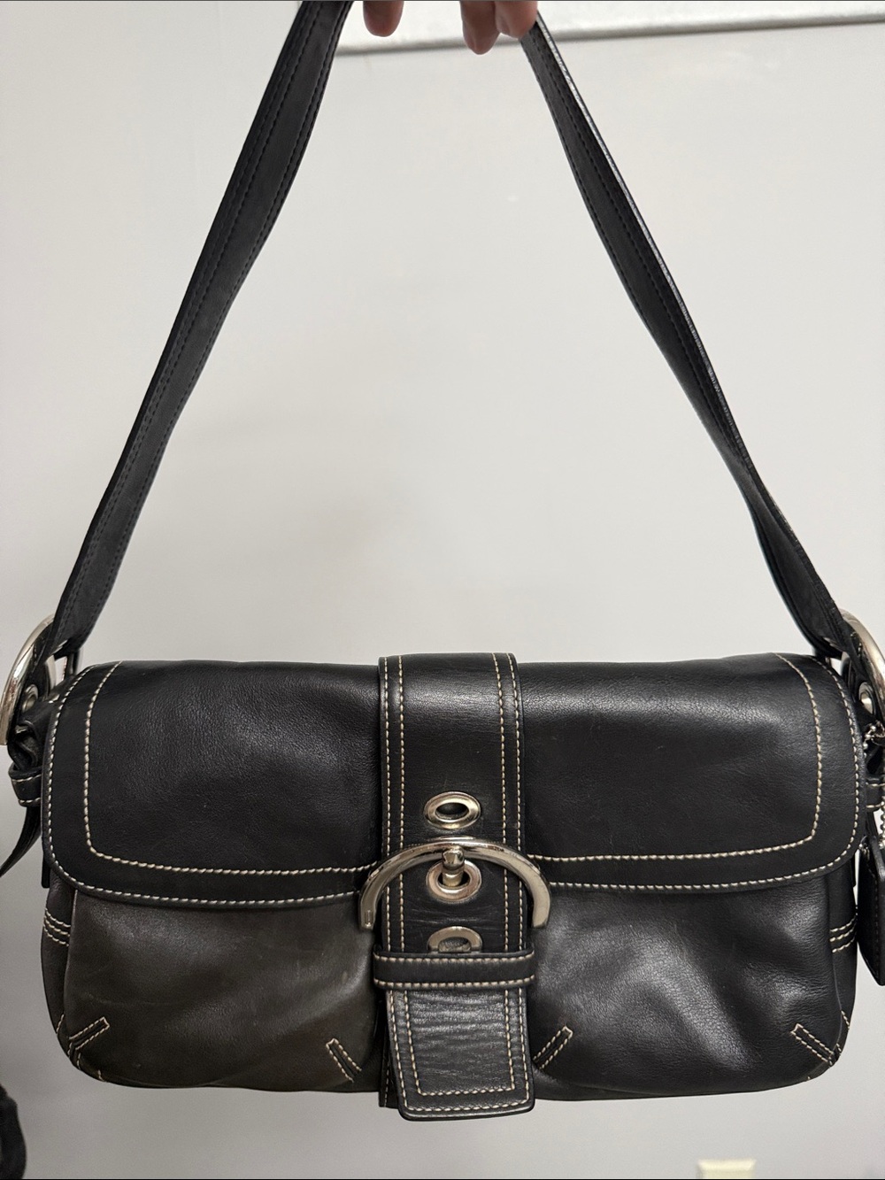 Coach 9434 Vintage SoHo Black Leather Shoulder Bag - Picture 3 of 6
